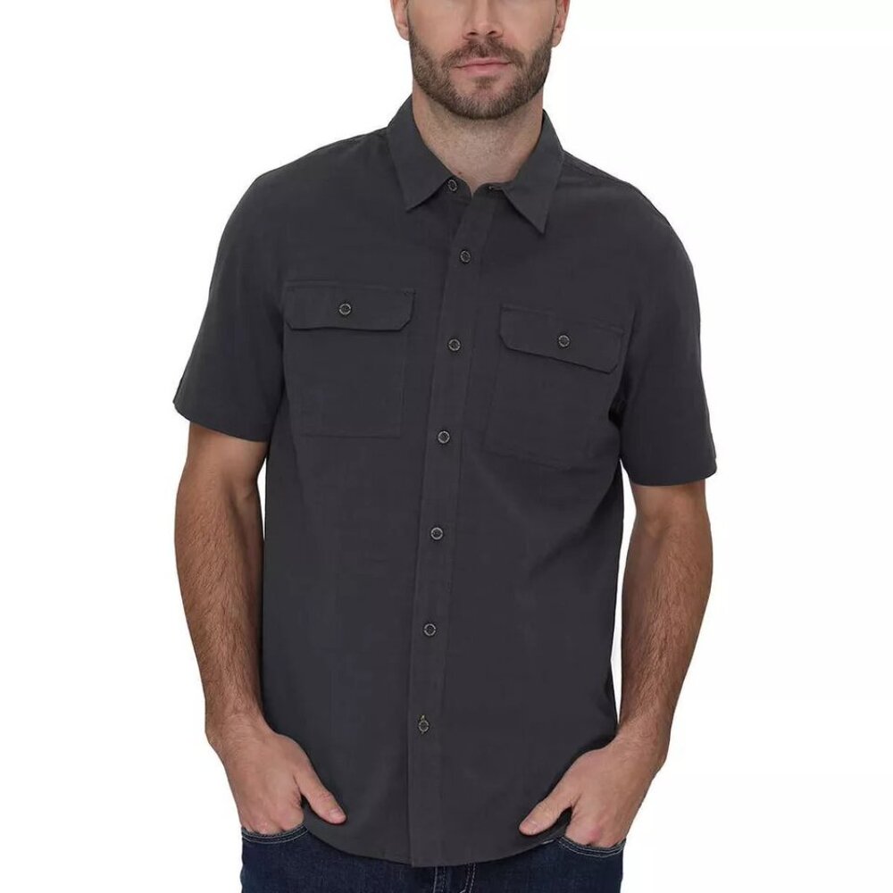 - Sierra Design Men’s Short Sleeve Woven Shirt‎